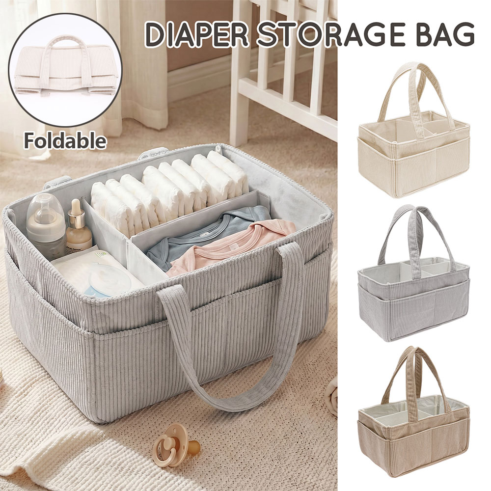 Kids Toys New Born - Portable Baby Diaper Caddy Organizer Soft