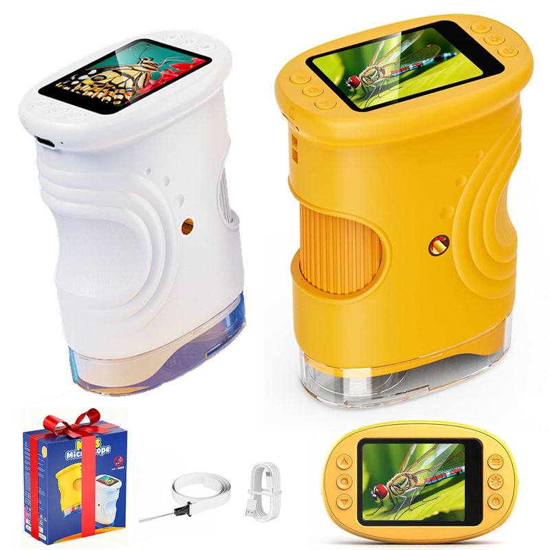 Microscope Kids Science - 1000X Rechargeable Kids Microscope 2.0