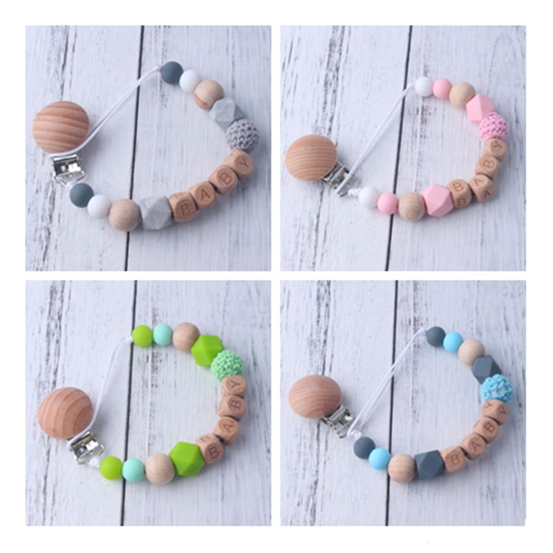 Kids Toys New Born - New Baby Pacifier Clips Personalized Name