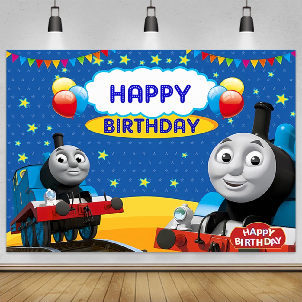 Banner Kids Toys - Cute Thomas Train Friends Backdrop Toy