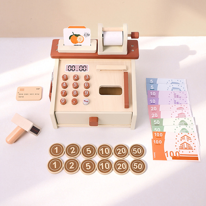 Kids Toys In Store - Kids Simulation Cash Register Tools Currency