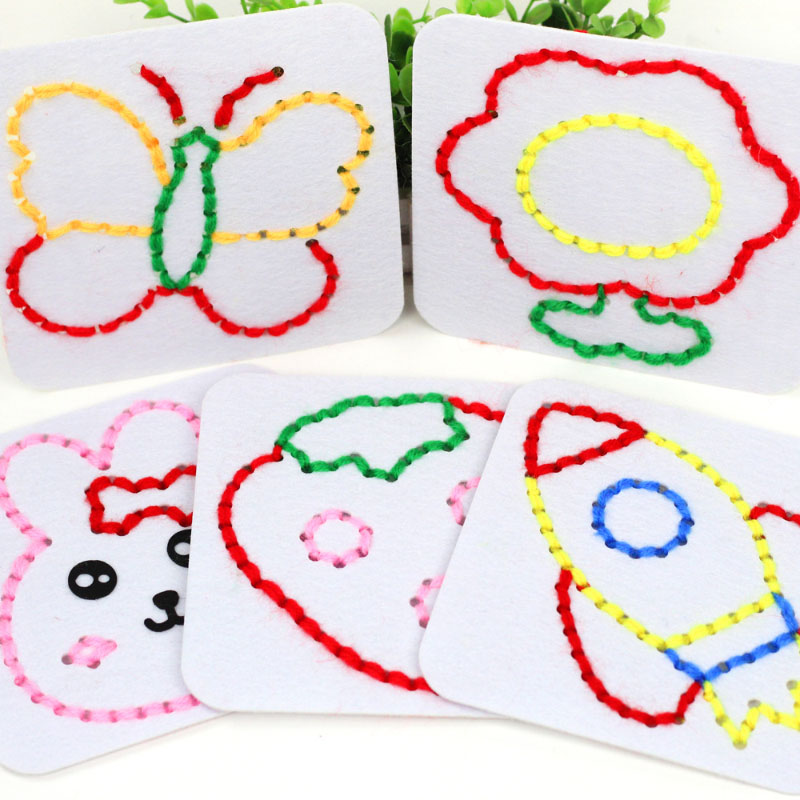 Kids Quiet Toys - Fine Motor Threading Boards for Kids