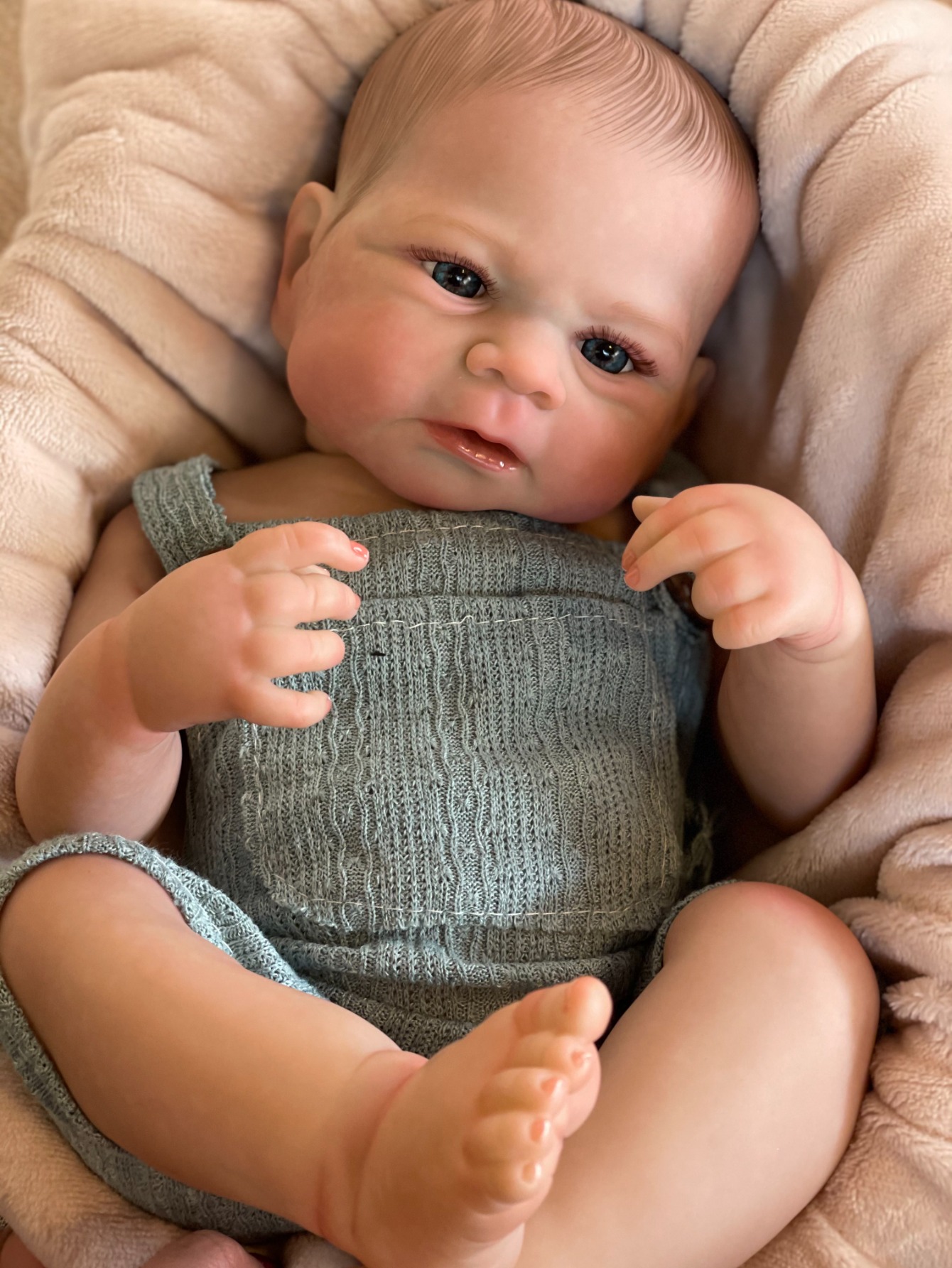 Kids Toys New Born - 18 Inch Handmade Lifelike Newborn Baby
