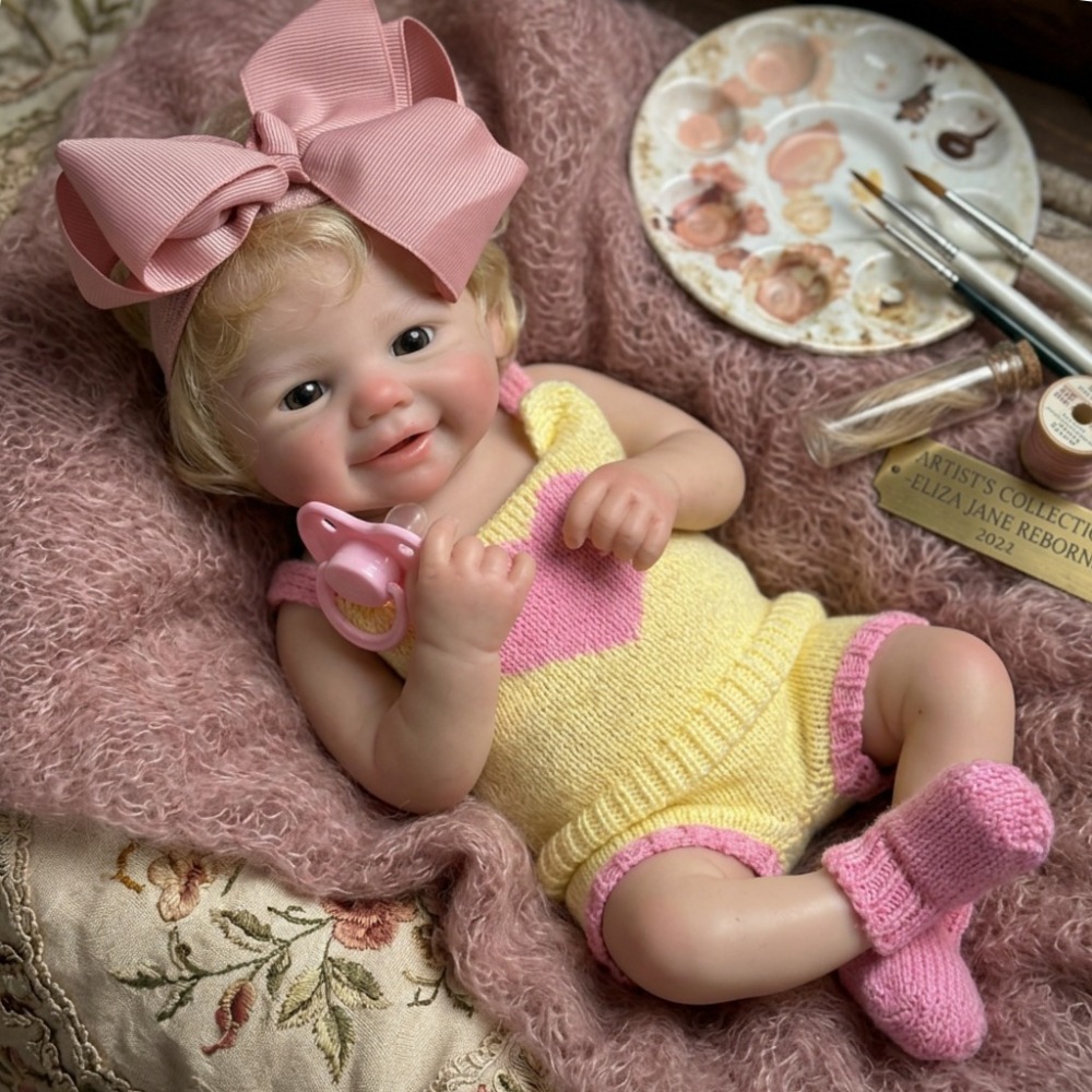 Kids Toys New Born - 13 Inch Vivienen Silicone Reborn Baby