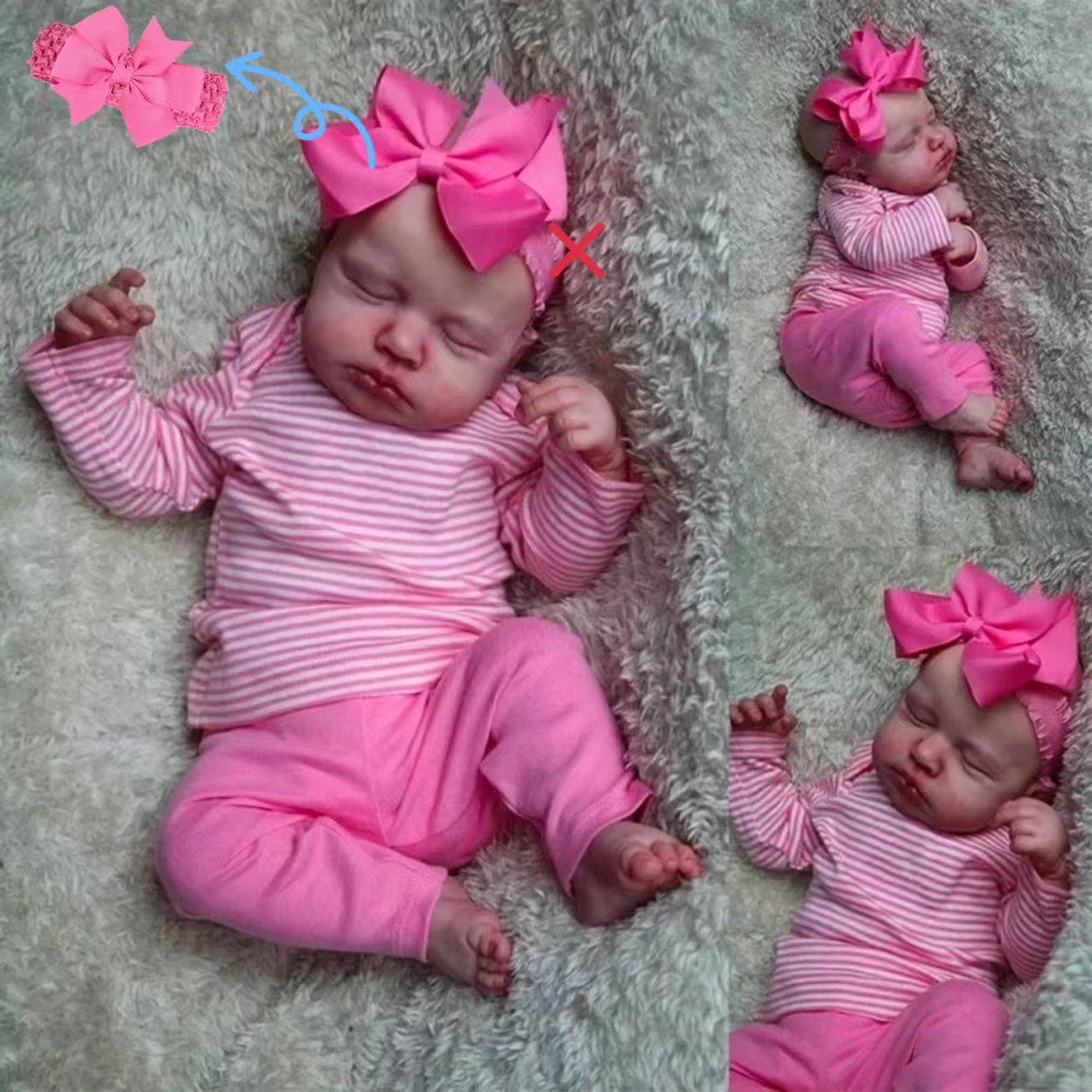 Kids Quiet Toys - MRB 50CM Already Finished Reborn Baby