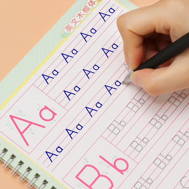 Kids Toys Now - Reusable English Alphabet Copybook Drawing Toys