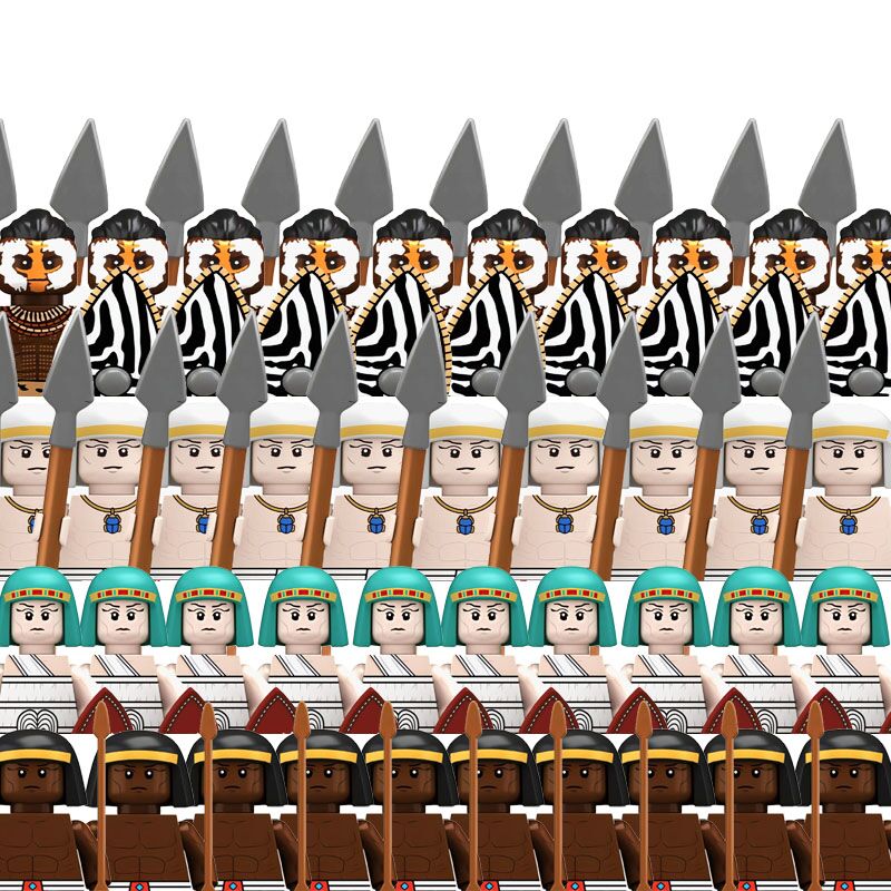 Kids Toys Egypt - Building Blocks Medieval Ancient Egypt Soldier