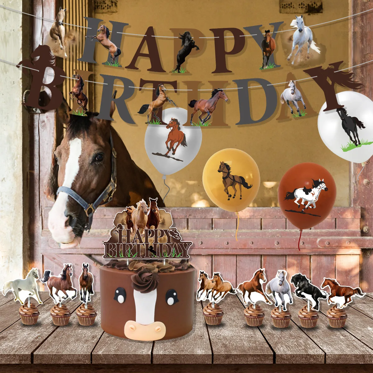 Horse Racing Birthday Party De - Banner Kids Toys review and price