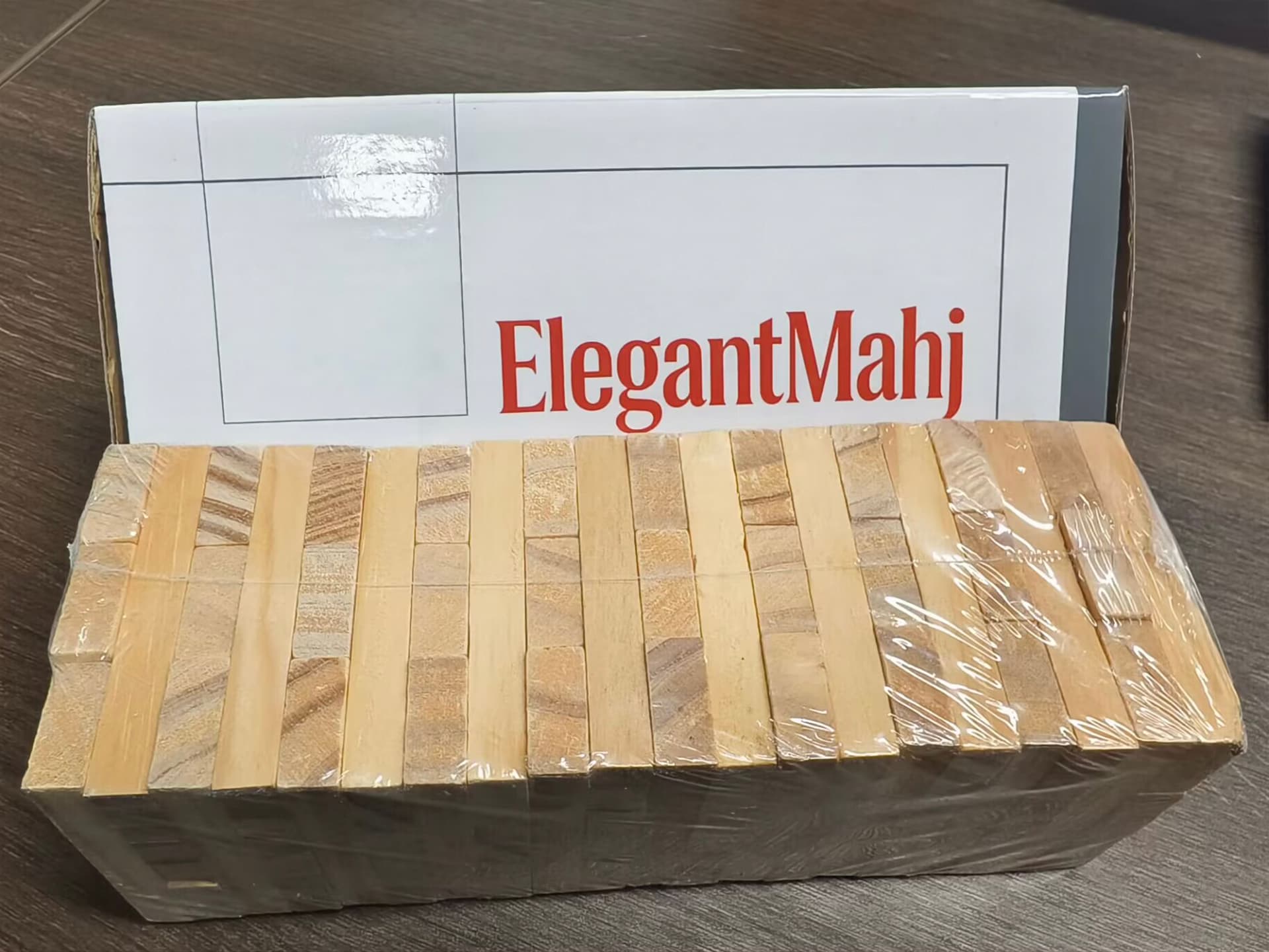 ElegantMahj Timber Tower Wood  - Wooden Blocks Stacking review and price