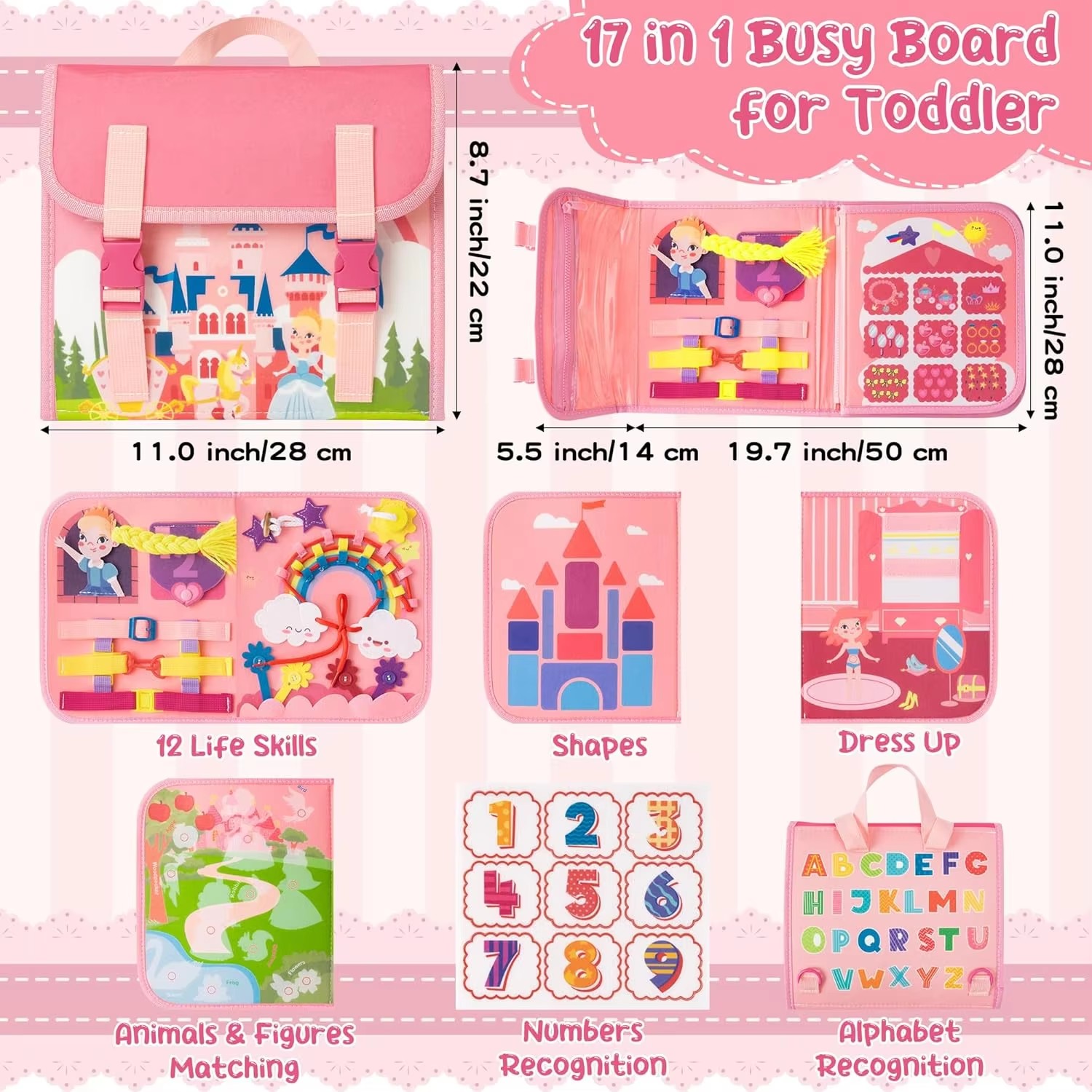 Fun Princess Castle Activity B - Kids Quiet Toys review and price