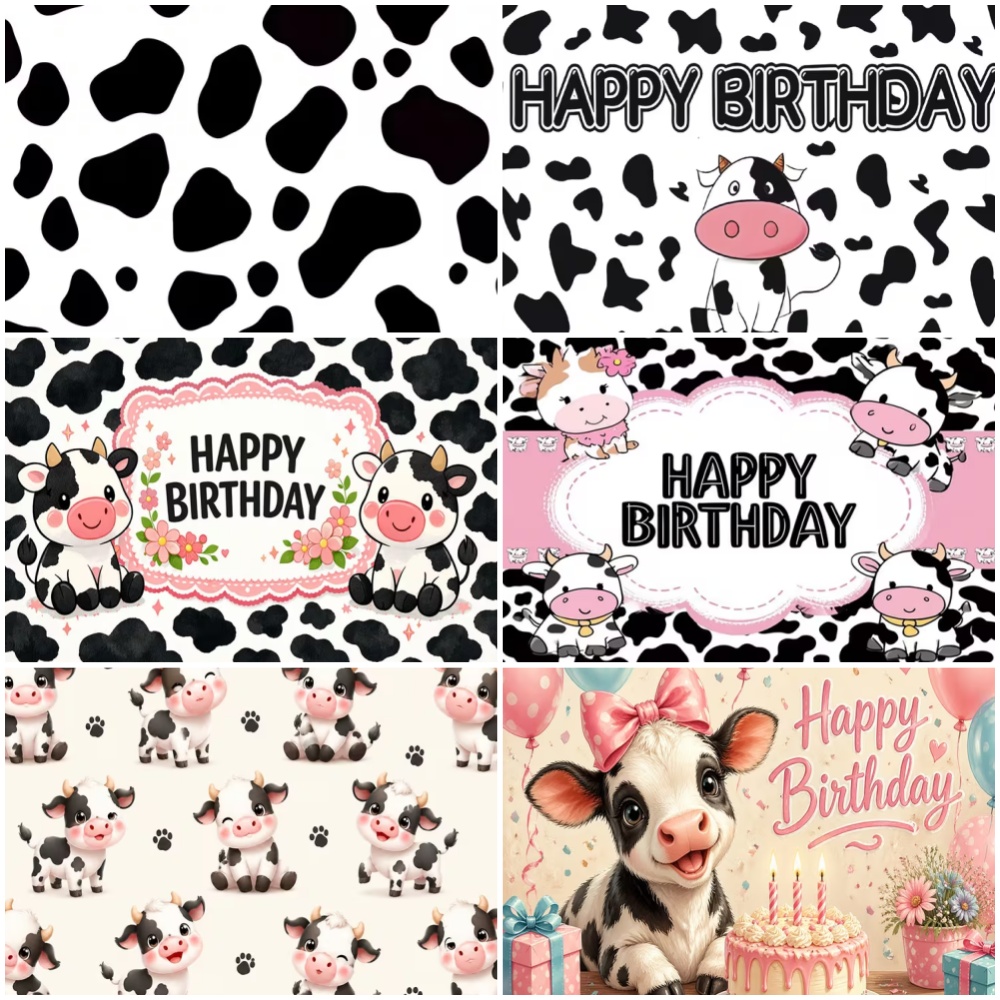Black White Cow Birthday Party - Banner Kids Toys review and price