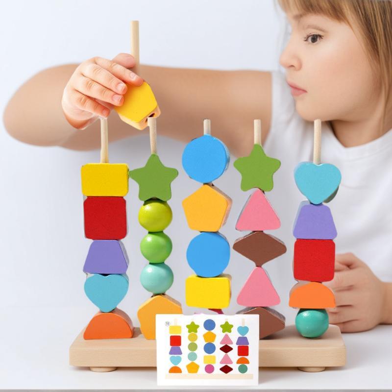 Early Learning Montessori Toys - Wooden Blocks Stacking review and price