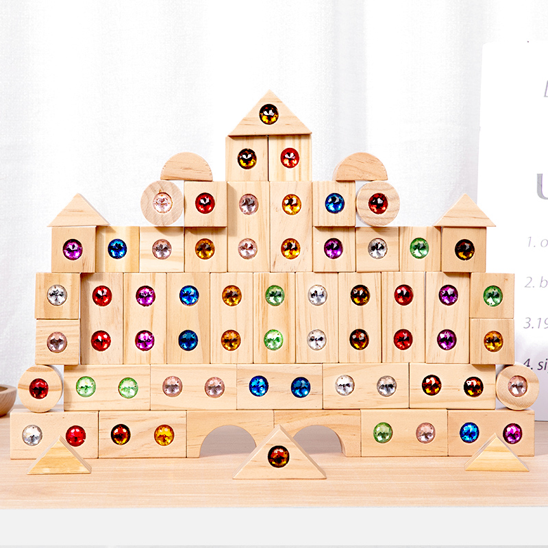 DIY Blocks Sparkling Acrylic T - Wooden Blocks Stacking review and price