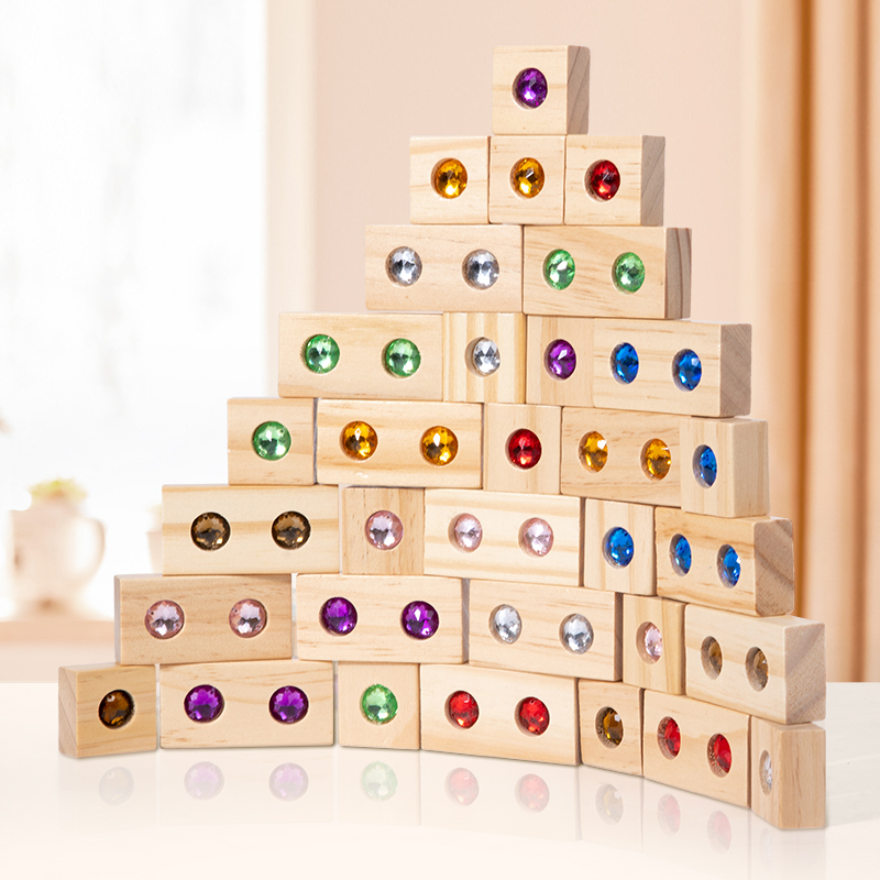 DIY Blocks Sparkling Acrylic T - Wooden Blocks Stacking review and price