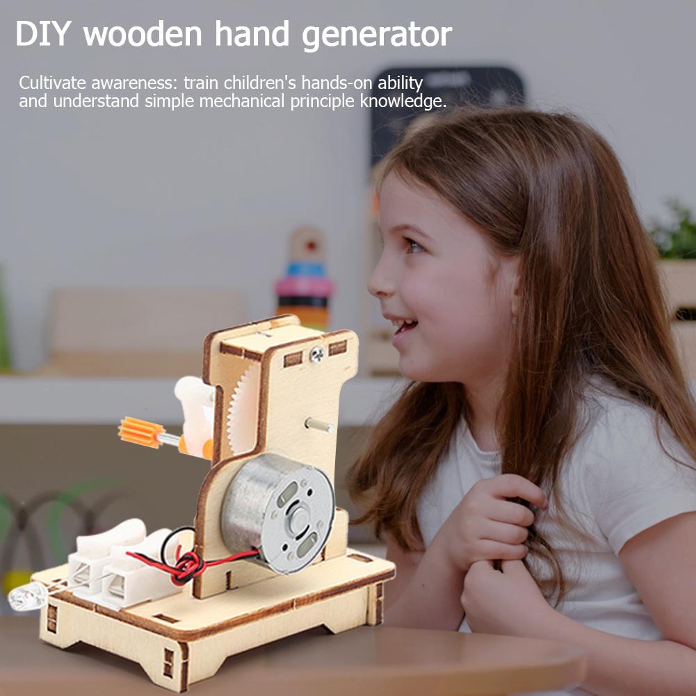 Kids DIY Wooden Hand Cranked G - Kids Toys Quotes review and price