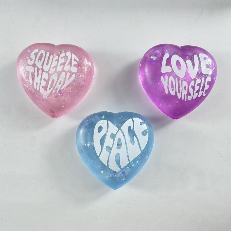 Glitter Heart Shaped Squeeze T - Kids Toys Quotes review and price