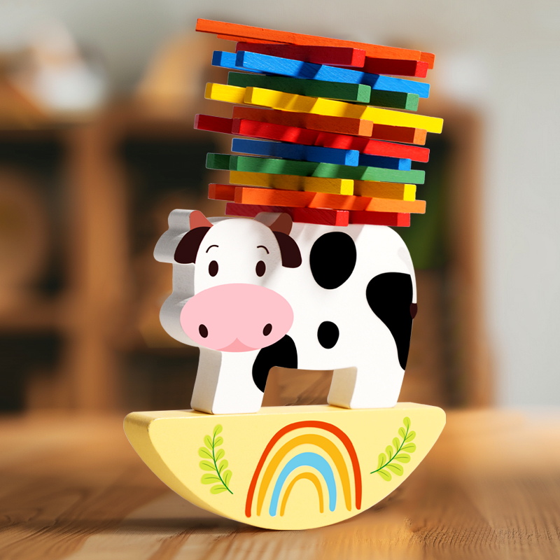 Wooden Animal Stacking Block G - Wooden Blocks Stacking review and price