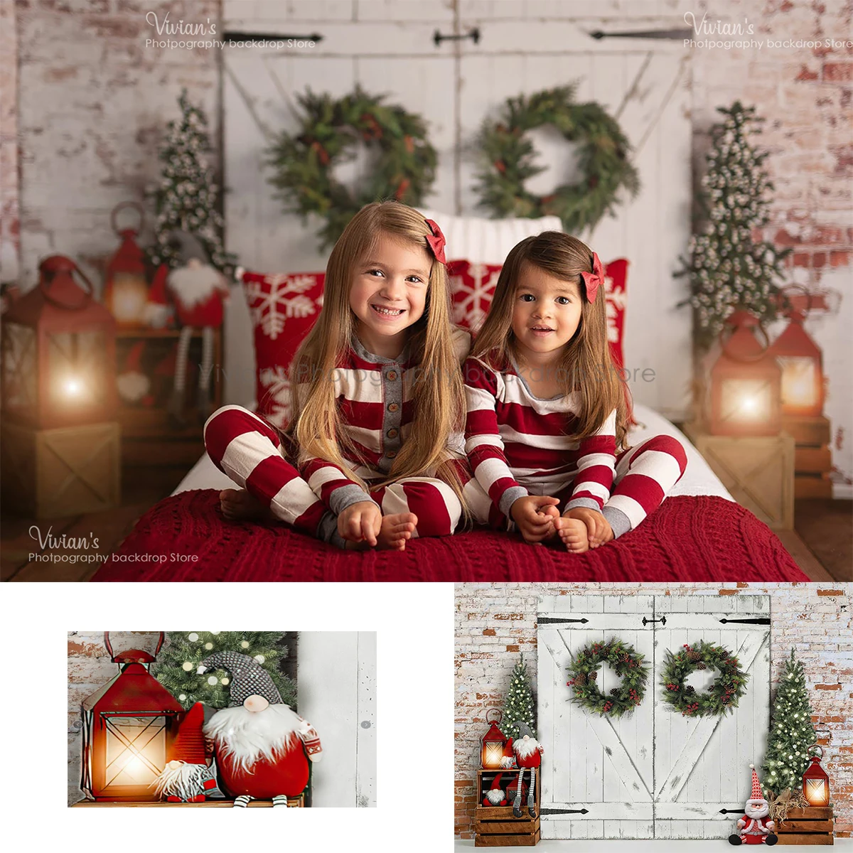 Christmas White Wood Door Back - Banner Kids Toys review and price
