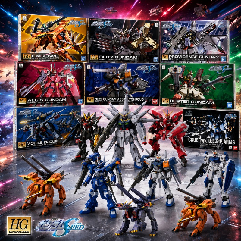 Bandai HG SEED 1/144 Blitz Aeg - Bandai Model Gundam Hg review and price