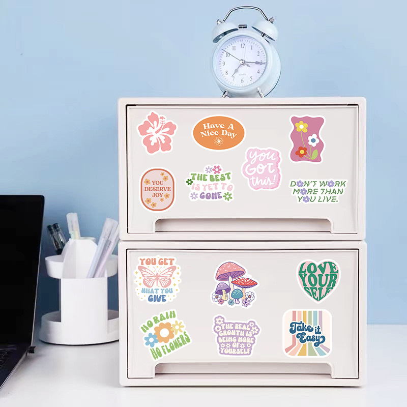 100PCS Danish Pastel Aesthetic - Kids Toys Quotes review and price
