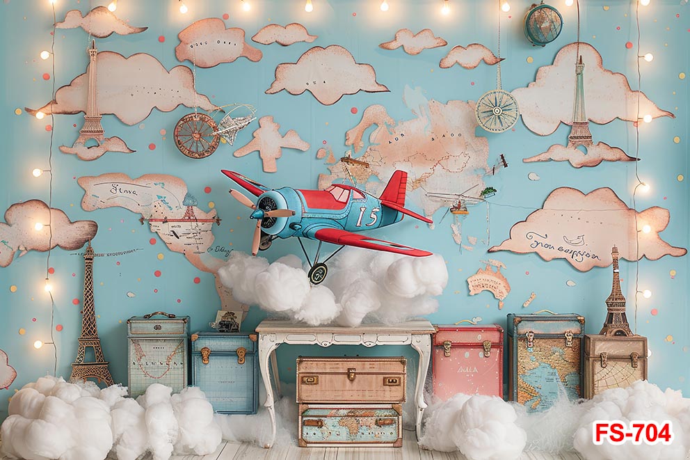 Birthday Backdrop Wooden Toy A - Banner Kids Toys review and price