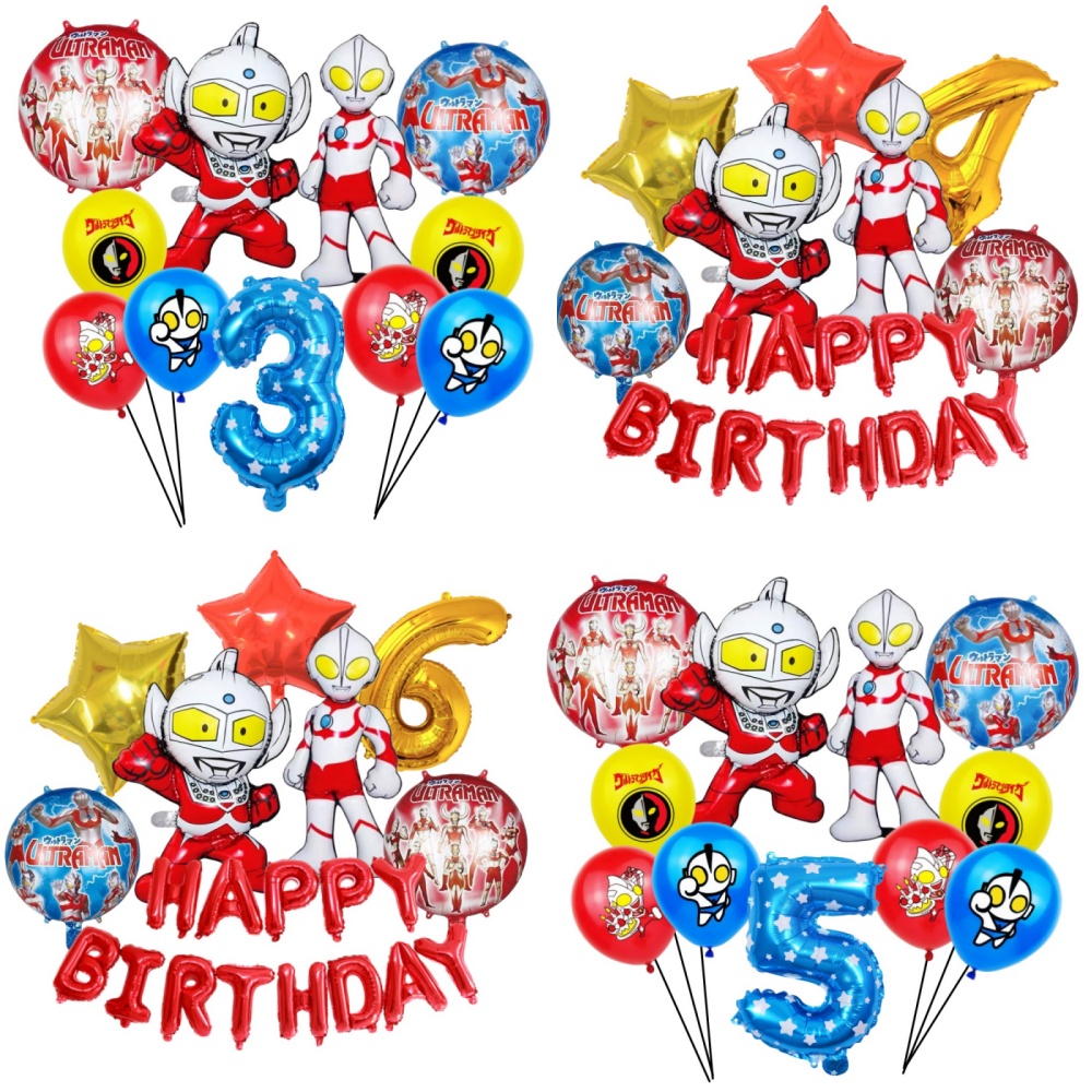 Ultraman Themed Birthday Party - Banner Kids Toys review and price