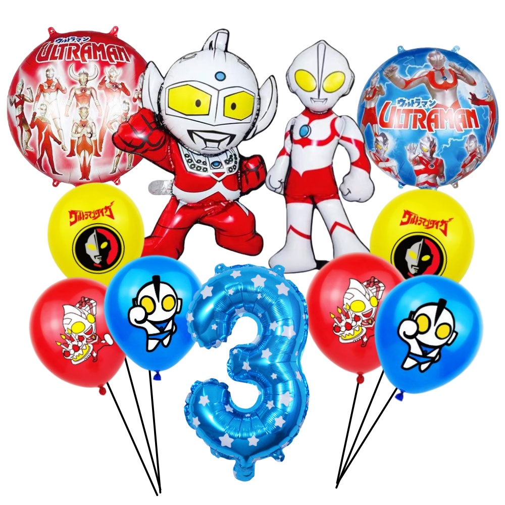 Ultraman Themed Birthday Party - Banner Kids Toys review and price