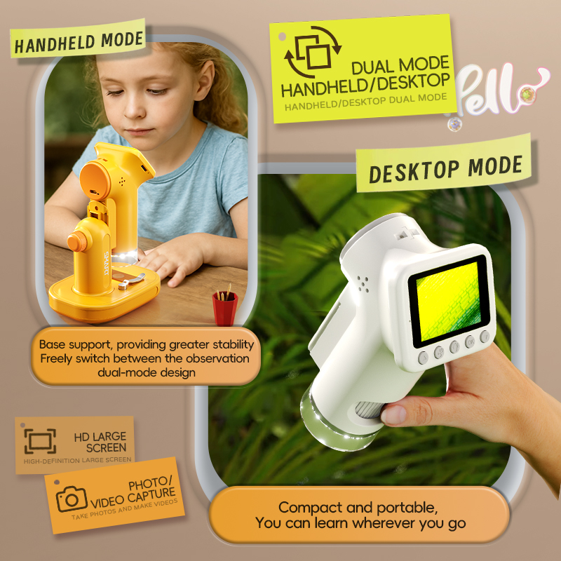 1600X Handheld Microscope 2 In - Microscope Kids Science review and price