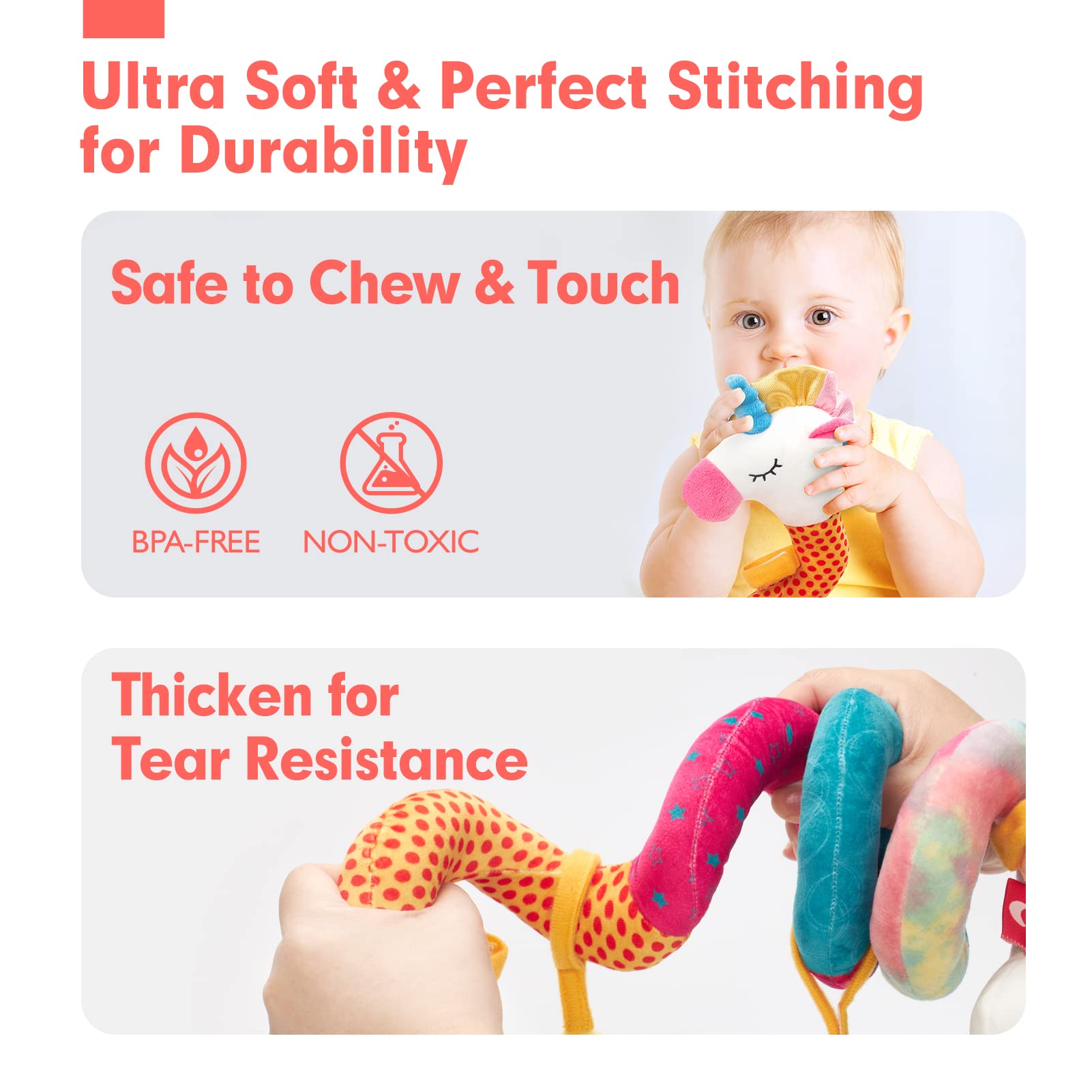 Car Seat Toys for Babies Rattl - Kids Toys New Born review and price