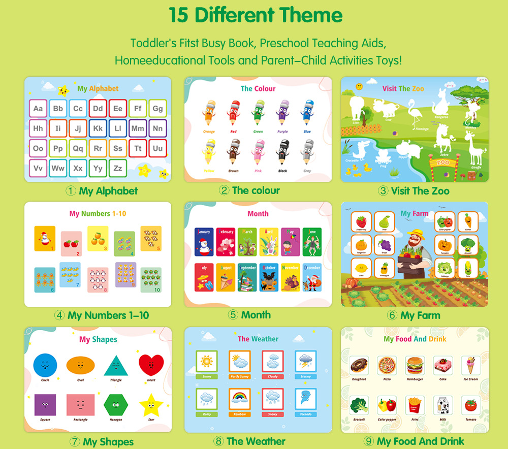 Busy Book for Kids 2-5 Years P - Kids Toys Now review and price