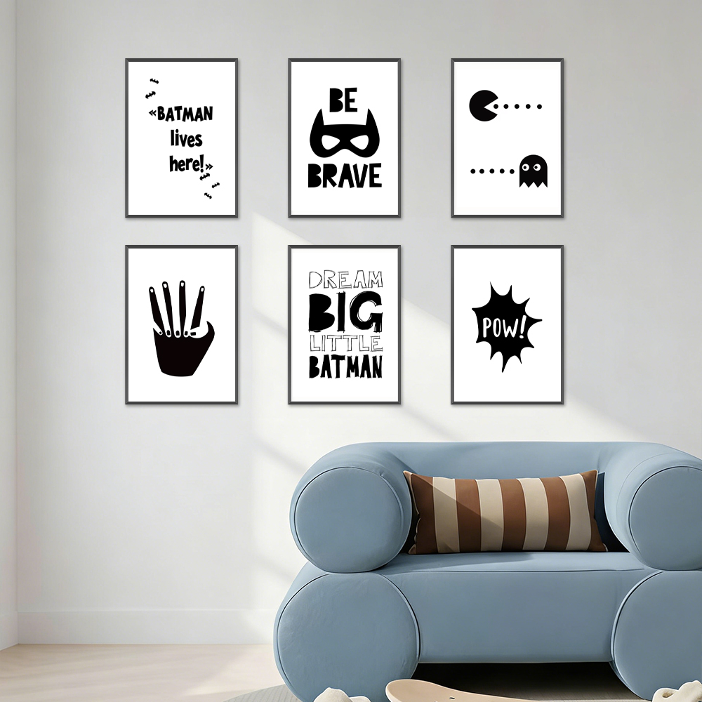 Black and White Superheroes Mi - Kids Toys Quotes review and price