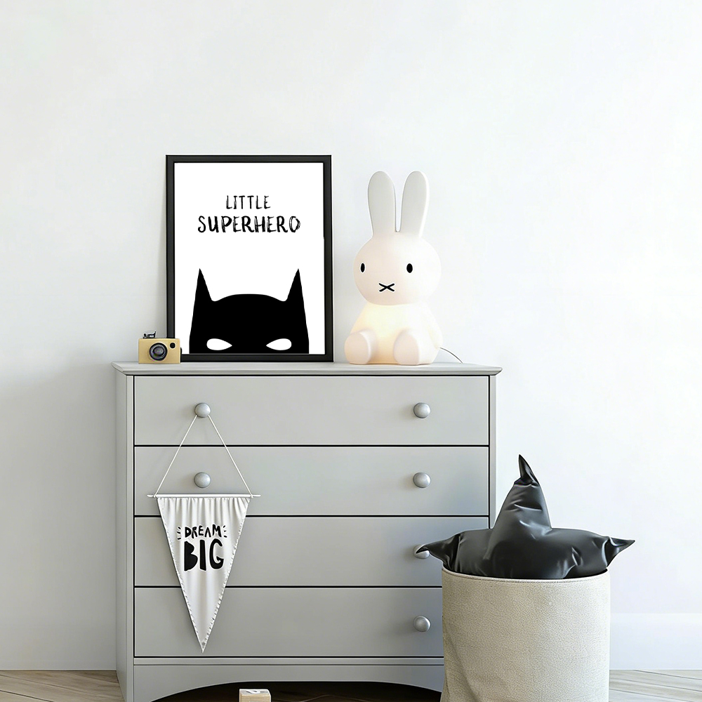 Black and White Superheroes Mi - Kids Toys Quotes review and price